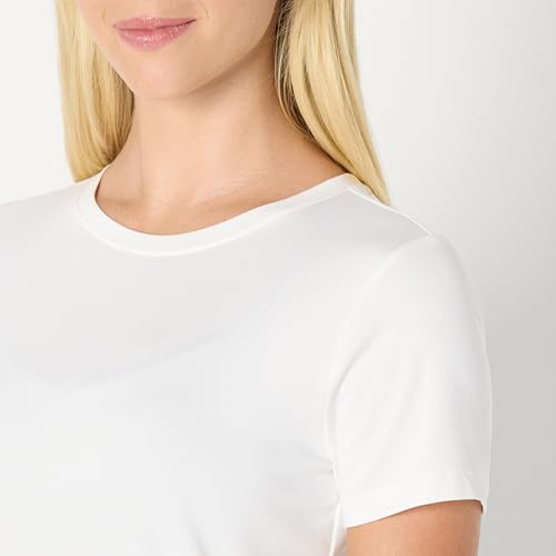 Image of Amazon Essentials Women's Active Quick Dry Tech Stretch Short-Sleeve Crewneck T-Shirt, Multipacks