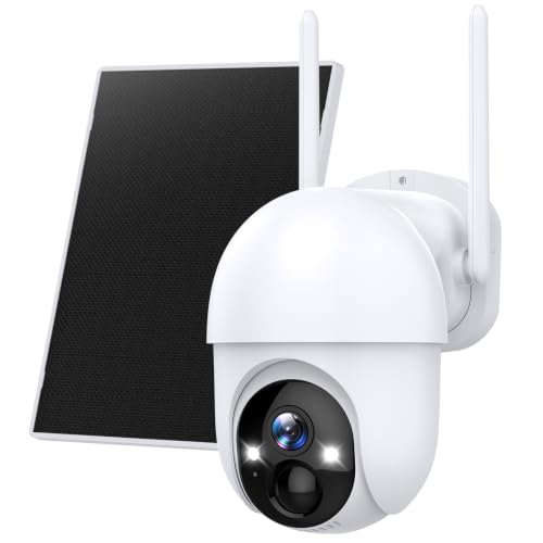 Poyasilon Solar Security Cameras Wireless Outdoor, Wireless Cameras for Home/Outdoor Security...