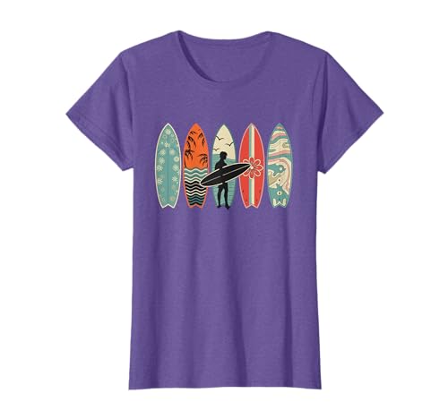 Image of Surfer Surf Hawaii Board for Boys Men T-Shirt