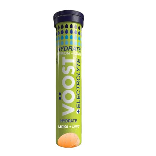 Voost Hydrate Lemon + Lime Effervescent Electrolyte Supplement 20 Tabs