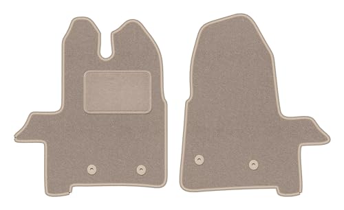 Tapis avant beiges Ford Transit 2019- protège moquette contre salissure