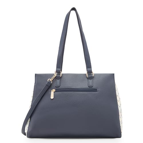 Image of Caprese Shane Satchel Bag, Large | Sleek Solid Designed Shoulder Bag for Women with Adjustable Sling Strap | Easy Back Access Pocket & Spacious | Perfect for College & Office Use