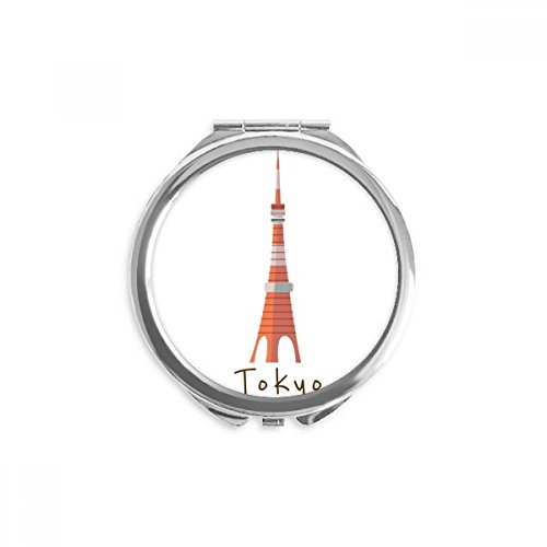 Miroir de maquillage de poche Tokyo à offrir en cadeau souvenir du Japon