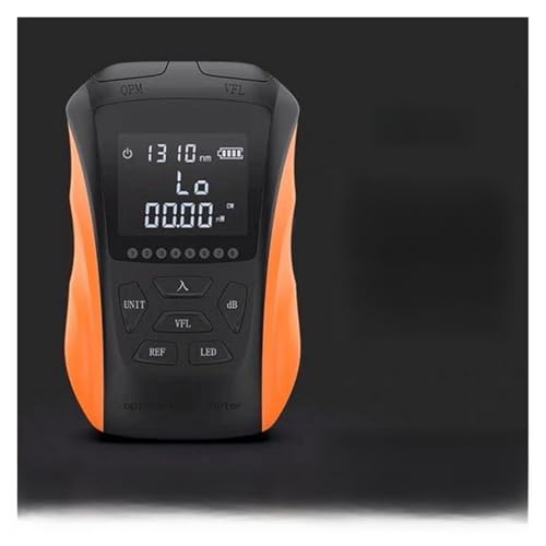 光パワーメーター、 ミニ 6 1 光ファイバパワーメータ OPM 光ファイバ RJ45 ケーブルテスター視覚的障害ロケータ 30mw 、精密測定(4in1 15KM -70 to 10)