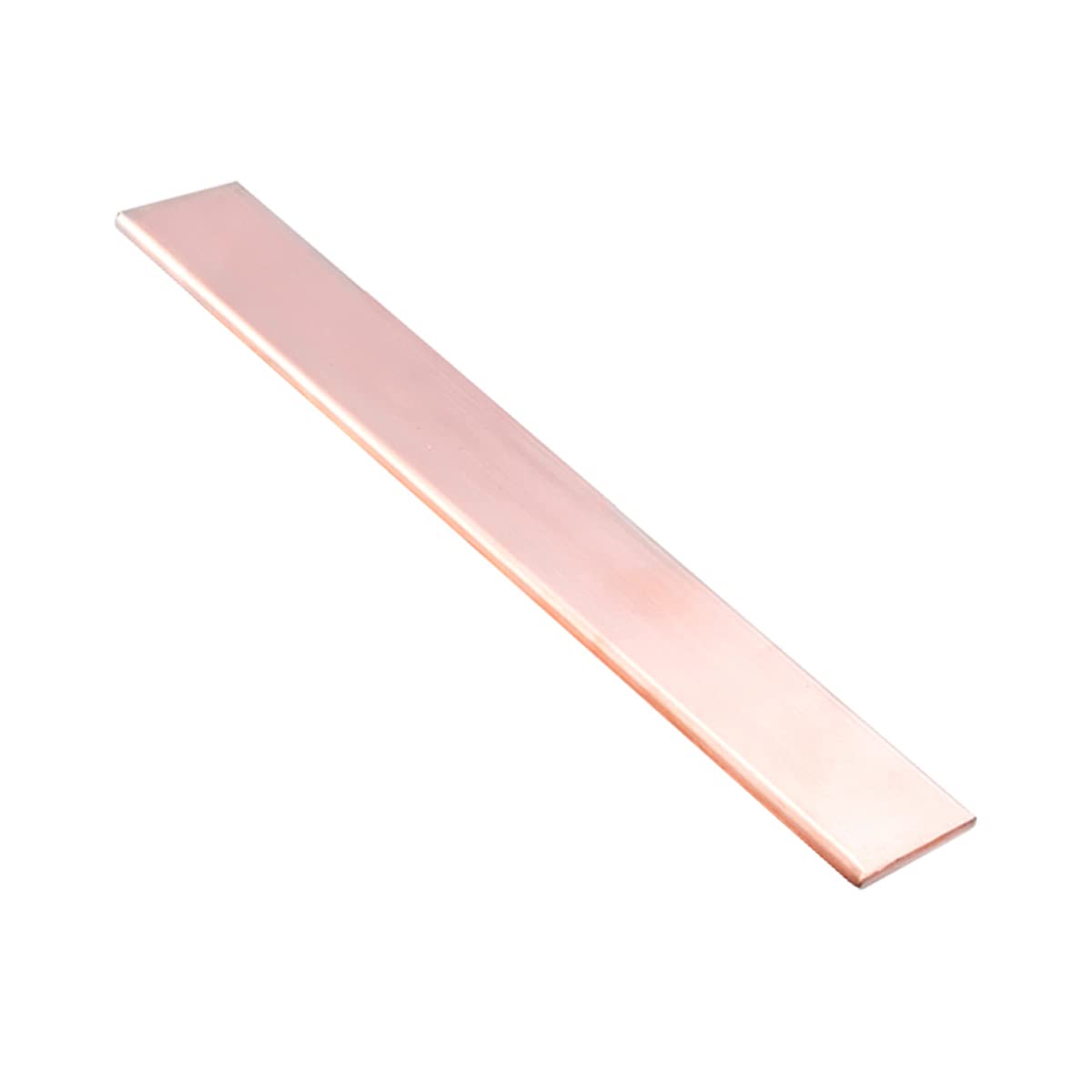 Barra Plana de Cobre Barra Plana de Metal Cobre Púrpura T2 para Gran Conducción de Corriente la Industria Materiales de Laboratorio,Longitud 500mm Espesor 5mm,5mmx30mmx500mm