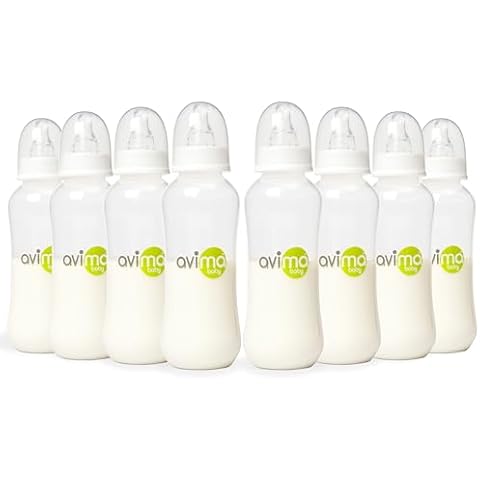Avima 10 oz Anti Colic Baby Bottles (Set of 8) Cover