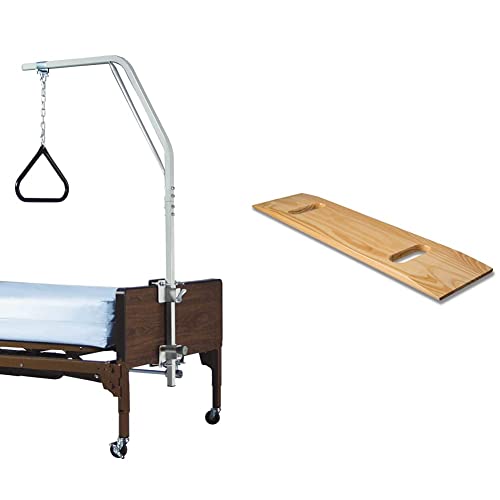 Graham-Field Lumex Versa-Helper Overhead Bed Trapeze Bar, Hospital & Medical Transfer Assist, Gray & DMI Transfer Board and Slide Board, FSA Eligible