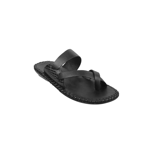 Image of Metro Mens Leather Chappals