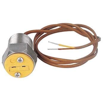 Digi-Sense AO-93870-02 type K sonde de température fil Ptfe 48 po alimentation à 2 fils raccord Npt