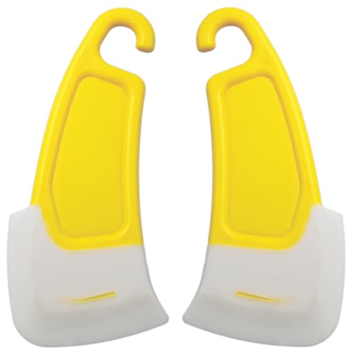 Image of Flexible Silicone Cleaning Scrapers, Pots & Pans Scrapers, Dish Scraping Spatulas - Set of 2
