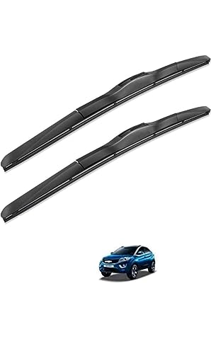 Image of Front Hybrid Wiper Blades Fits for Nexon, Size-24 inch 14 inch (Pack of 2)