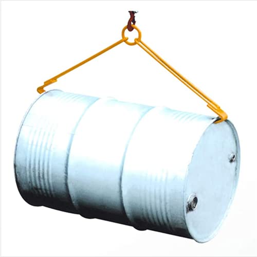 Lève-fûts 1000 LB avec crochet de levage renforcé pour fûts d'huile de 30 à 55 gal - 2