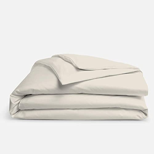 Image of Duvet Cover Set Single Size Bed (60x92 Inch) 1 Duvet Cover + 2 Pillow Covers with Zipper 400 TC Microfiber Luxurious Quilt, Comforter, Rajai, Dohar Blanket Cover (Ivory)