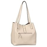 TOM TAILOR- Flo, Damen, Shopper, M, Weiß, 28x19x28 cm