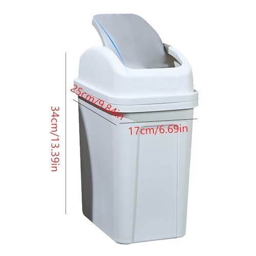 Bathroom swing dustbin kitchen trash can swing lid para hogar 2