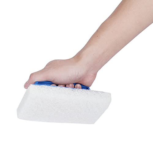 Bladhark Netto, Zwembad Schoonmaakset Blad Skimmer Net met Paal Spons Borstel Handschoenen Accessoires, met… - Image 6