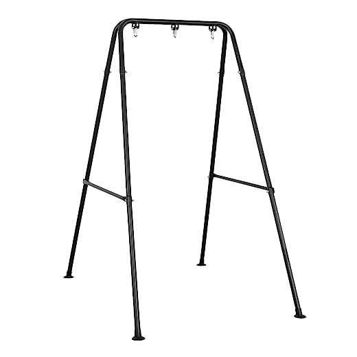 SELFLA Foldable Hammock Stand, Portable Hammock Chair Stand Only Pipe, Heavy Duty Folding Hammock Frame for Indoor or Outdoor, Easy to Assemble & Store (Hammock Chair not Included)