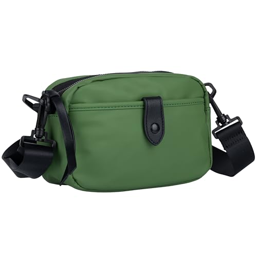 Image of TS WITH TECHSUN Quilted Small Crossbody Bag for Women, Waterproof PU Leather Sling Bag with Adjustable Strap, Lightweight Travel Shoulder, Purse for Phone, Wallet, Keys, Makeup