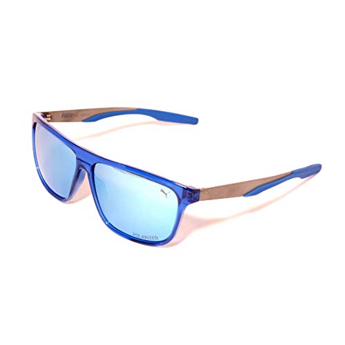 Sunglasses Puma PU 0221 S- 005 Blue/Ruthenium