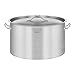 Royal Catering Casserole Induction Fond Rapporté Sandwich Triple RCST-32E (31 L, Avec Couvercle, Inox Aluminium, Poignées Cool Touch)