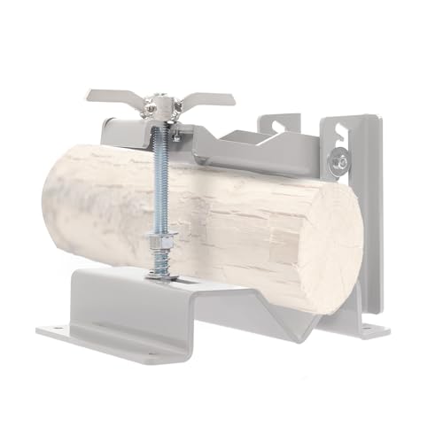 Gelacie Lumberjack Tools Log Lock Holder Clamp Lock Adjustment Wood Vice for Woodworking Cutting Suitable for 1-1/2" - 4-1/2" Logs Steel