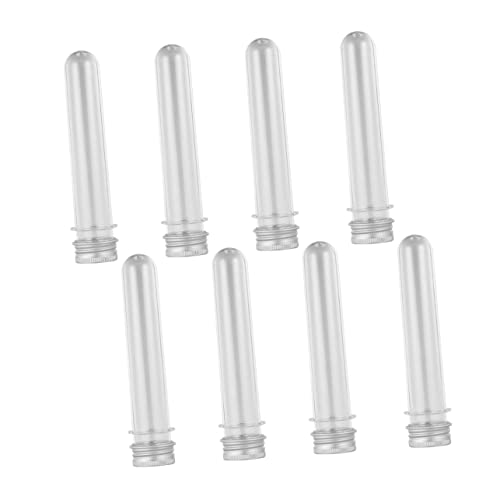NAMOARLY 25pcs Tubes Clear Test Tubes Test Tubes with Lids Test Tubes with Caps