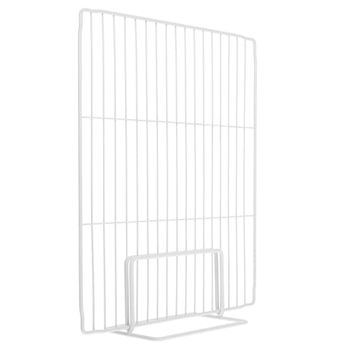 Hoement Divisor de Malla Metálica para Congelador 28x36 Cm, Estante Organizador para Refrigerador, Accesorio Práctico para Almacenamiento en Supermercados y Heladerías