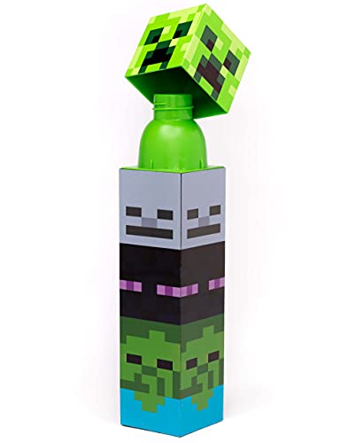 Minecraft botella de agua niños mobs deportes Taza de viaje Frasco 650ml Un tamaño