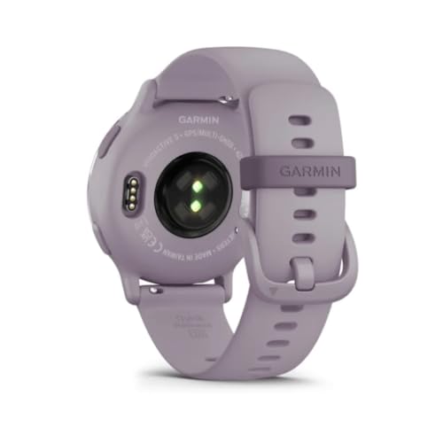 Image of Garmin vivoactive 5, Health and Fitness GPS Smartwatch, AMOLED Display, Up to 11 Days of Battery, Orchid | Up to 11 Days, 42mm Case, 20mm Silicone Band, Pulse Ox and Wrist Hr, 5 Atm