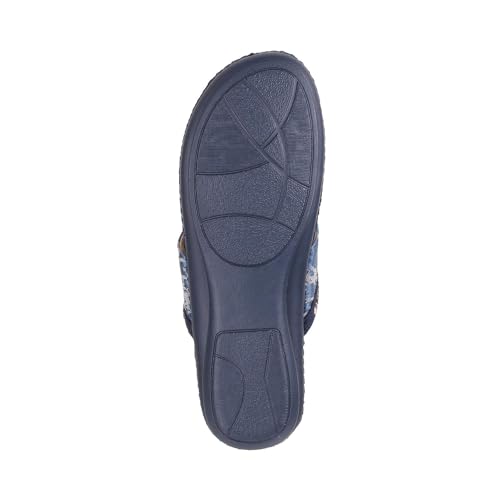 Image of Metro Women's Suede Faux Leather Comfort Slip-on Fashion Sandals
