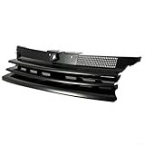 TONIXY Grille de pare-chocs avant en ABS noir, remplacement direct pour Golf 4 MK4 GTI R32 1997-2004, OEM 1J0853655G
