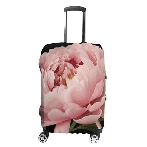 Carry on Luggage Cover Peony Suitcase Covers for Luggages Tsa Approved Travel Luggage Sleeve Protector Elastic Suitcase Protector Anti-Scratch Washable Fits 19-30 Inch Case -L