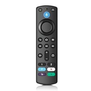 Fernbedienung Voice Kompatibel mit FireSeries-TV-Stick 2nd/3rd Gen, TVs Cube 1st Gen/Später, Smart TVs Stick 4k/ 4K/Max/Lite/HD