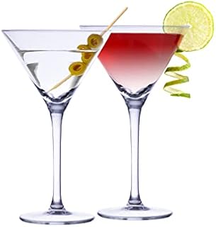Set of 4 Cocktail Martini Glasses Home Restaurant