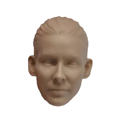 Tête de cheveux implantés 1/6 TQ210303 pour figurine d'action féminine haut de gamme