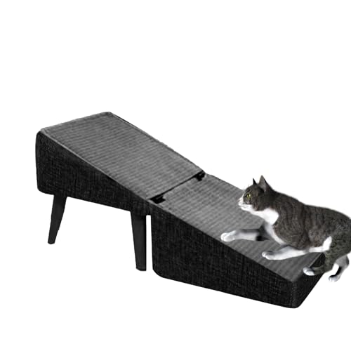 Hunderampe Sofa Bett Holz Rampe Hund Klappbar rutschfeste Hundetreppe Faltbar Multifunktionale Kätzchentreppe Für Kleine Hunde Und Verletzte Ältere Hunde Farbe Der Beine Ist Zufällig