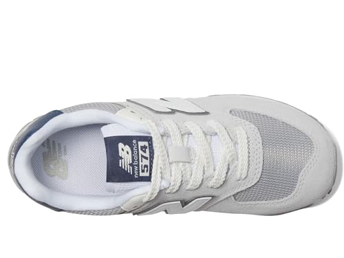 New Balance Kids 574 V1 70s Racing Lace-up Sneaker, Brighton Grey/Nb Navy, 11 US Unisex Little2