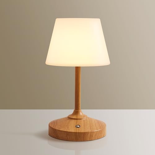 Image of Dawnwake Table Lamp Cordless Lamp,Outdoor Waterproof Shower Lamp,5000mAh Rechargeble Battery Operated Lamps Dimmable Touch Desk Lamps,LED Night Light for Bathroom Patio Camping Restaurant Home