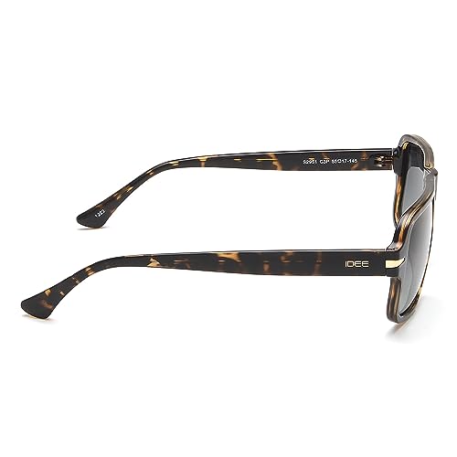 Image of IDEE sunglasses| 100% UV Protected | Gradient | Full Rim | Square | Men | Large | Polycarbonate Frame | Gradient TAC Lens