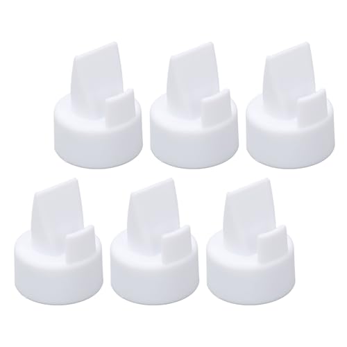 TYTOGE 6 Pack Duckbill Valves for S2 S1 9 Plus Breastpumps with Pull Tab Silicone Replaceable Accessories Parts Breastpumps Duckbill Valves