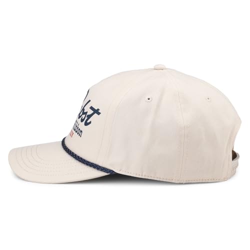 Image of AMERICAN NEEDLE Pabst Blue Ribbon PBR Beer Unisex Adjustable Snapback Baseball Hat