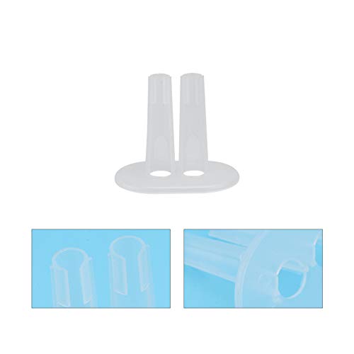 Toyvian Suporte de Exibição de Suportes de Vestido de Boneca de 8 Peças para Bonecas Branco Transpar