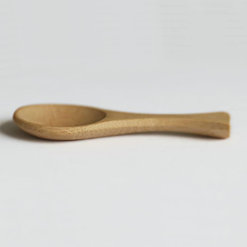Miniatura 6 de 12 cucharas de té de bambú, cucharas de sal de baño, cuchara de condimento de madera para té suelto, dulces, especias, granos de café, 3.54 x 1.65