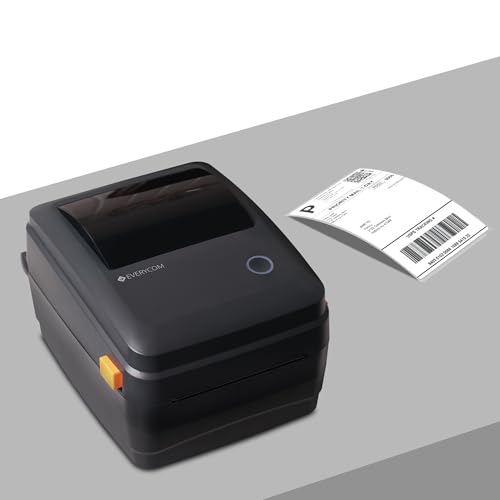 Everycom 4-Inch Direct Thermal Label & Receipt Printer – 203 DPI Resolution, 160mm/sec Speed, 1-Year Warranty – Made in India - Image 4