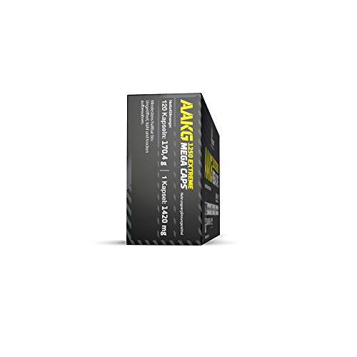 Olimp Sport Nutrition- AAKG Extreme Mega Caps (120 Kapseln). Enthält L-Arginin Alpha-Ketoglutarat (AAKG). 1er Pack (1 x 170,4 g Dose) – Bild 5
