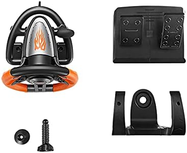 Straightforward to Function Gaming Wheel with Pedal Steering Wheel for Racing Recreation, Video Leisure Racing Steering Wheel Ergonomic Gaming Steering Wheel Gaming Steering Wheel for Dwelling