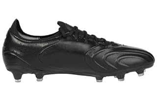 KELME Trofeo Kangaroo Leather Soccer Cleats Men Lightweight Soccer Shoes for Outdoor FG AG Pro K-Leather Football Boots Black, 9