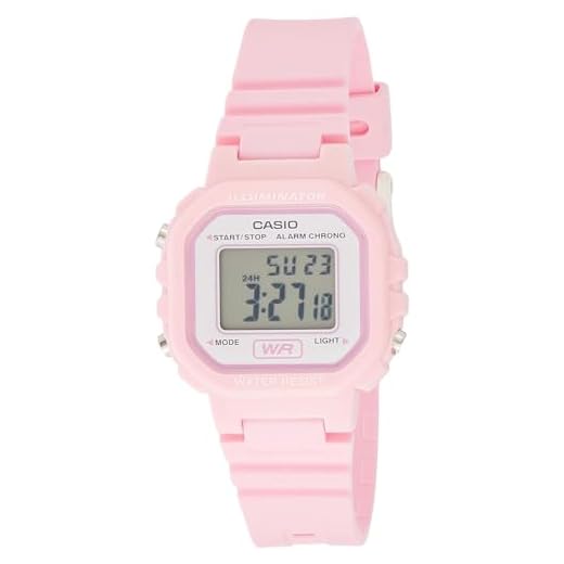 Casio Reloj Digital para Mujer de Cuarzo con Correa en Resina LA-20WH-4A1EF
