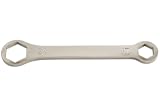 Laser 5244 Racer Achsenschlüssel, 17 mm/24 mm, Silber