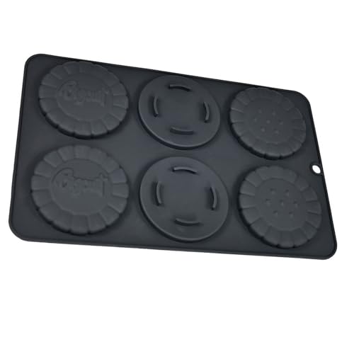 FHGSPQWM Efficient 6-Unit Silicone Cake Mould for Kids - Safe Baking Supplies for Ovens, Freezers & Microwaves